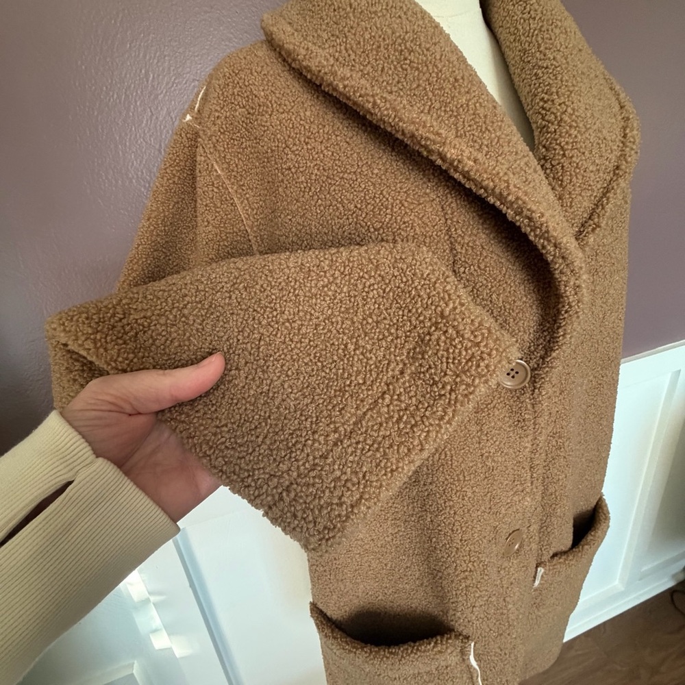 Reversable Susan Graver Teddy Coat - Picture 5 of 13